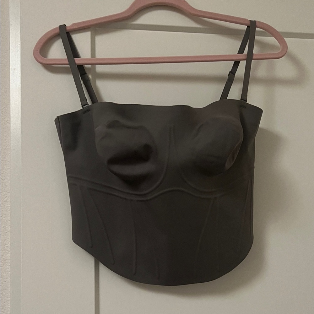 SKIMS Bonded Cropped Corset  - size XL